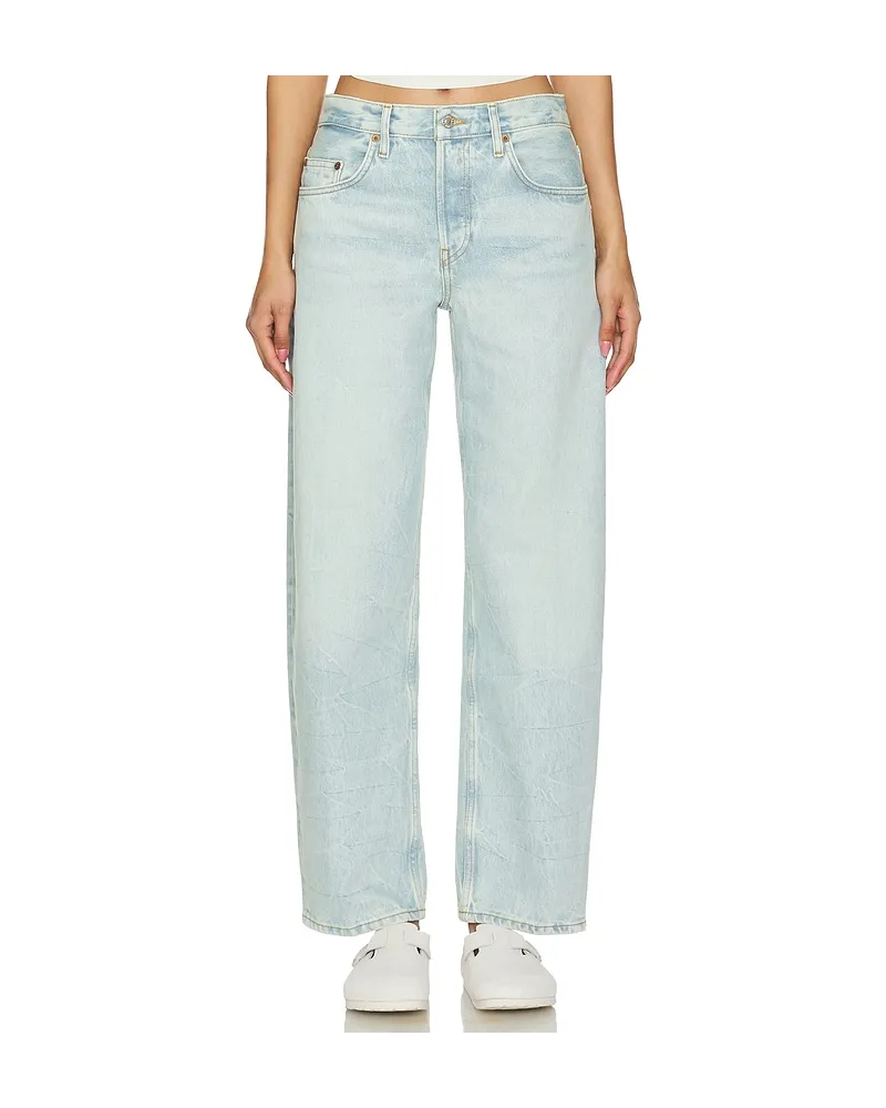 RE/DONE HOSE MIT WEITEM, ZULAUFENDEM BEIN WIDE TAPER in Denim-Light
