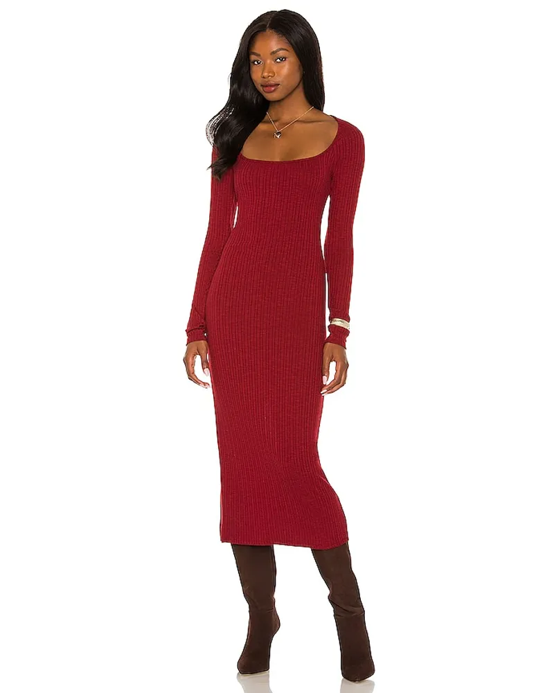 House of Harlow 1960 KLEID RIANNE in Burgundy Burgundy