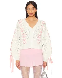 For Love and Lemons CARDIGAN LAUREL in White White