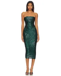 Nookie MIDI-KLEID FANTASY in Dark Green Dark