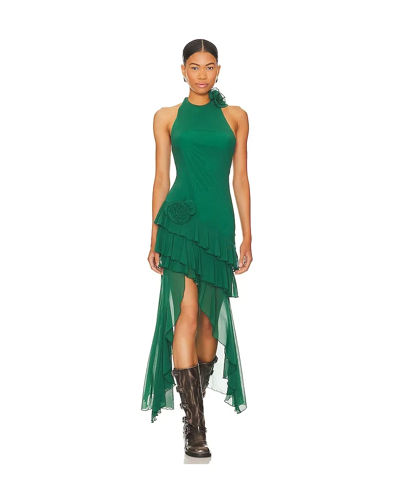 MAJORELLE ABENDKLEID VAL in Green Green