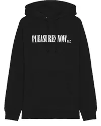 PLEASURES HOODIE in Black Black