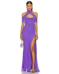 Michael Costello ABENDKLEID HANWI in Purple Purple