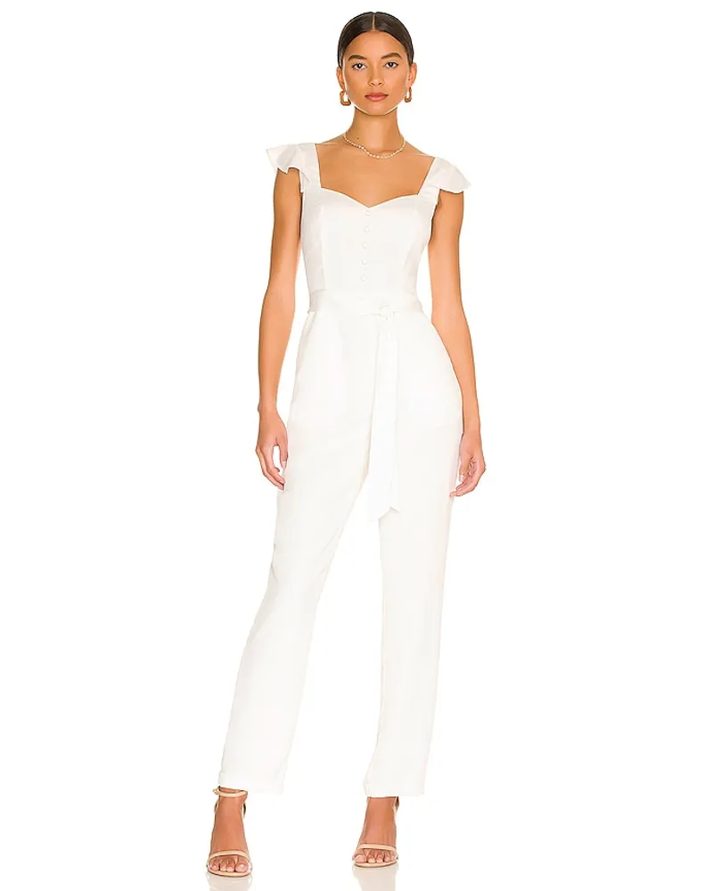 MORE TO COME JUMPSUIT GLORIA in White White