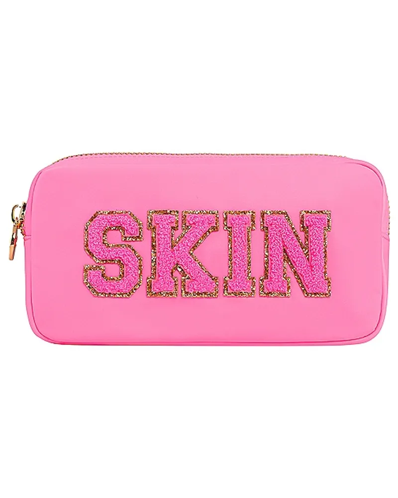 Stoney Clover Lane Skin Small Pouch in Pink Pink