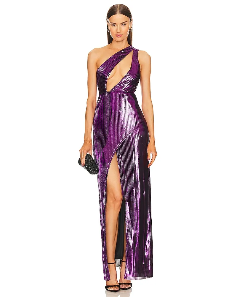 Michael Costello ABENDKLEID GENE in Purple Purple