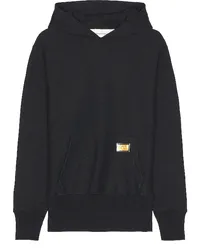 Abc. HOODIE in Black Black