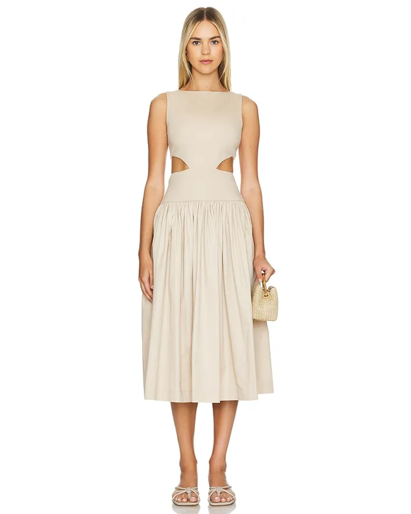 L'ACADEMIE KLEID NATALINA in Beige Beige