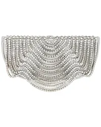 Cult Gaia CLUTCH LAEL in Metallic Silver Metallic