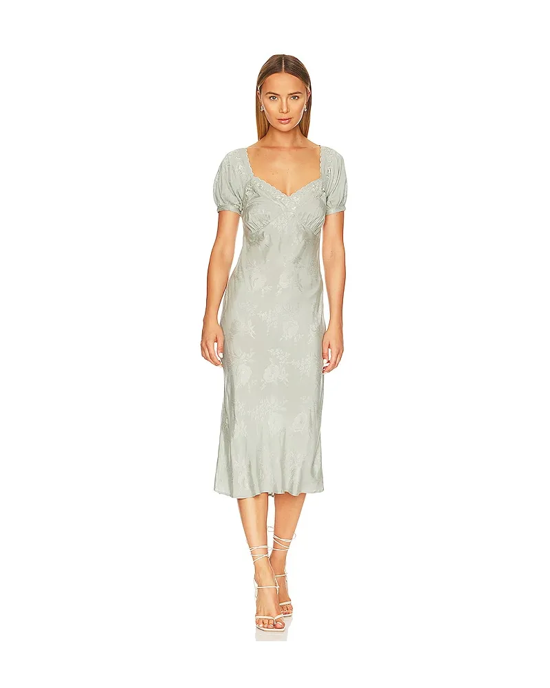 Tularosa MIDI-KLEID NATALIE in Sage Sage