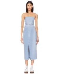 Free People MIDI-KLEID FREE PEOPLE PICTURE PERFECT in Blue Blue