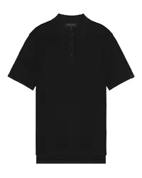 Rag & Bone POLOHEMD in Black Black