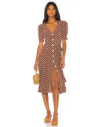 LPA MIDI-KLEID BAMBINA in Brown Brown