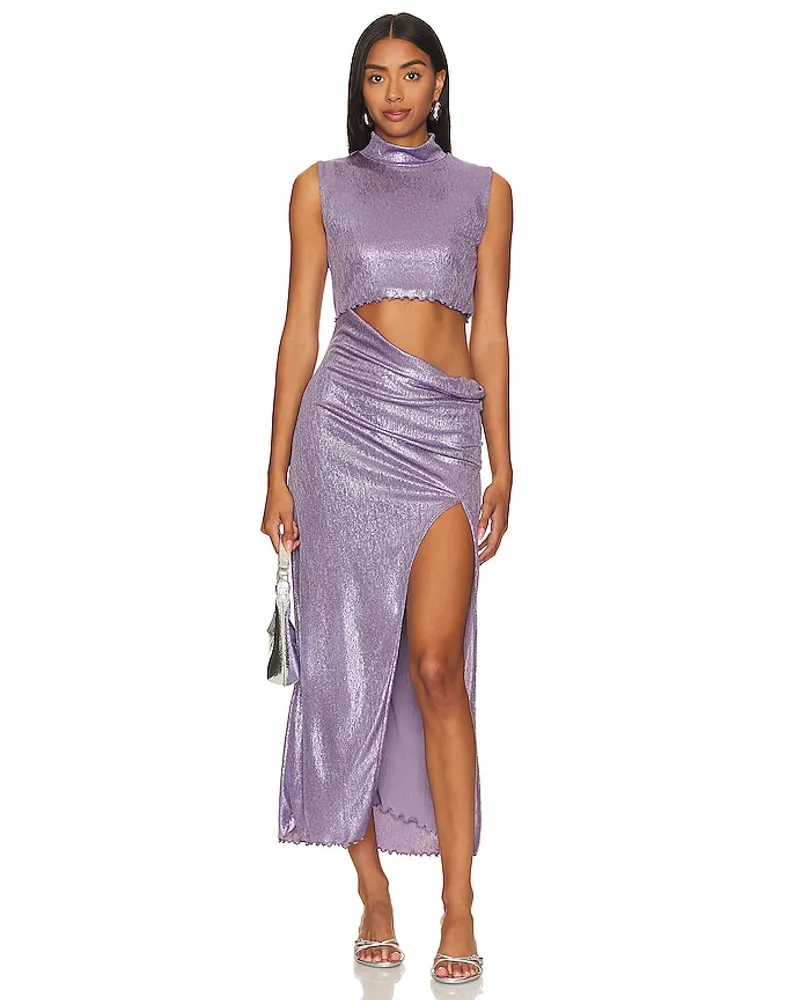 Camila Coelho KLEID MARGE in Lavender Lavender