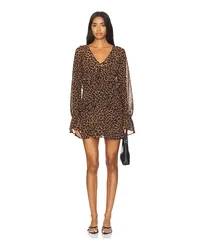 Show Me Your Mumu MINIKLEID FLEETWOOD in Brown Brown