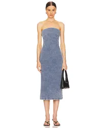 Rag & Bone MIDI-KLEID JASMINE in Blue Blue