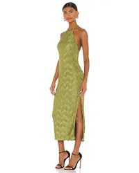 House of Harlow 1960 KLEID FREDERICK in Olive Olive