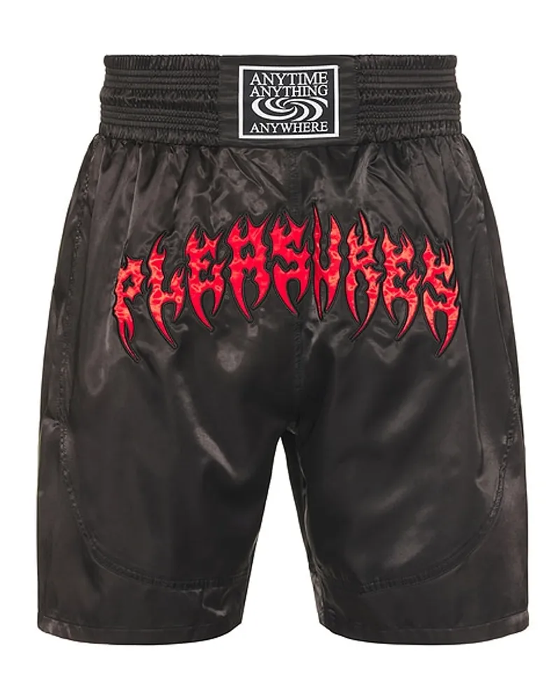 PLEASURES SHORTS in Black Black