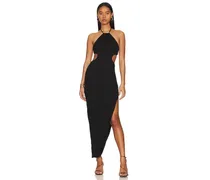MAXIKLEID WILLOW CUT OUT in Black