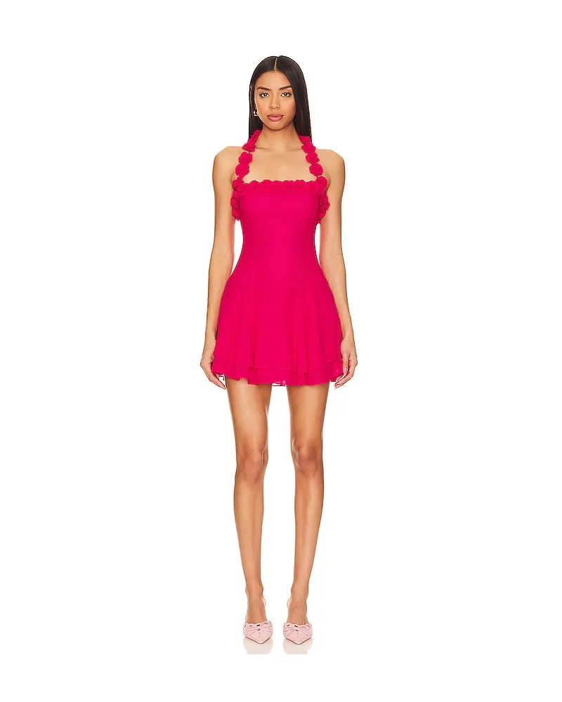 MAJORELLE KLEID BRITTAN MINI in Fuchsia Fuchsia