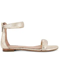 Lola Cruz SANDALE AMY in Metallic Gold Metallic