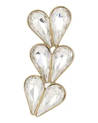 Area Crystal Heart Crawler in Metallic Gold Metallic