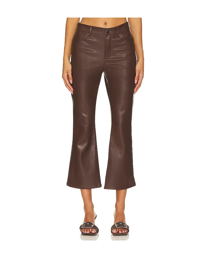 BCBGMAXAZRIA HOSE AUS KUNSTLEDER in Chocolate Chocolate