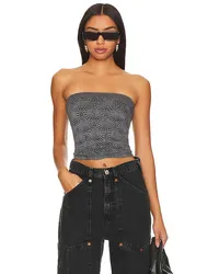 Free People TUBE-TOP FREE PEOPLE LOVE LETTER in Black Black