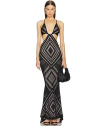 Michael Costello ABENDKLEID DELILAH in Black Black