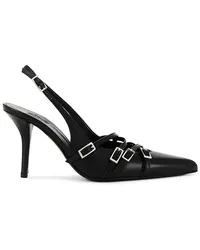 Gia Borghini PANTOLETTE PHOEBE MULE in Black Black