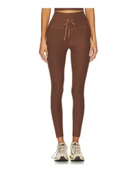 BEYOND YOGA Spacedye Go Pocket Midi Legging in Brown Brown