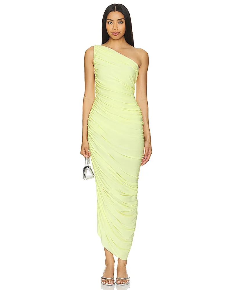 Norma Kamali ABENDKLEID DIANA in Yellow Yellow