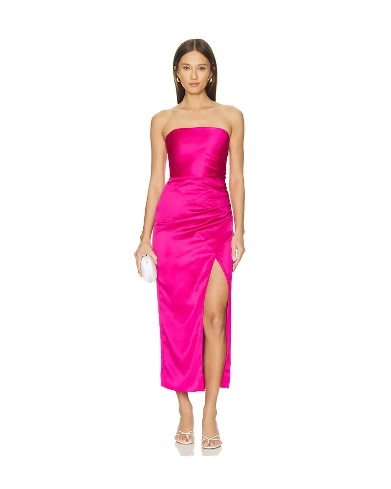 Bardot MIDI-KLEID YANA in Fuchsia Fuchsia