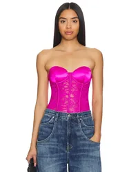 Fleur Du Mal x REVOLVE Boned Bustier in Pink Pink