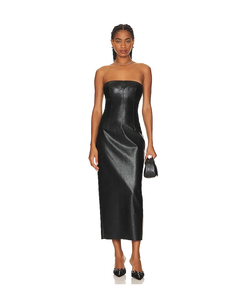 SAYLOR MIDI-KLEID MAREN in Black Black