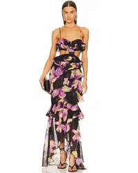 Michael Costello ABENDKLEID ABBY in Black Black