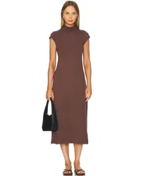 Varley MIDI-KLEID TAUNTON in Brown Brown