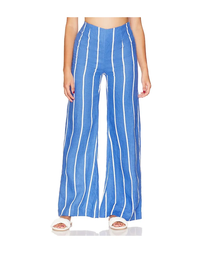 Faithfull The Brand HOSE LA PLAGE DE MAU in Blue Blue