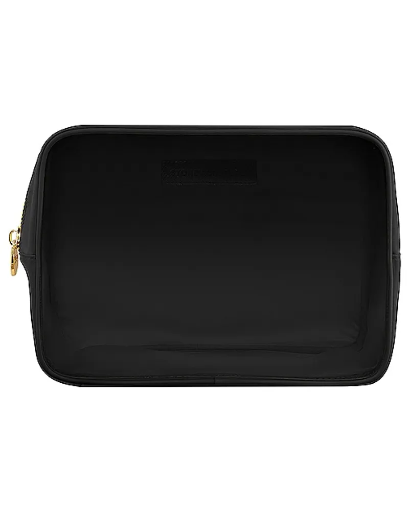 Stoney Clover Lane GROSSER BEUTEL CLEAR FRONT LARGE POUCH in Black Black