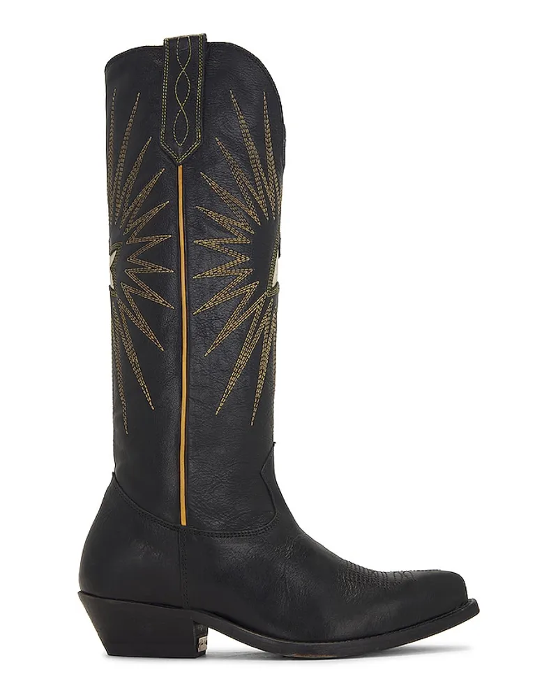 Golden Goose BOOT WISH STAR in Black Black