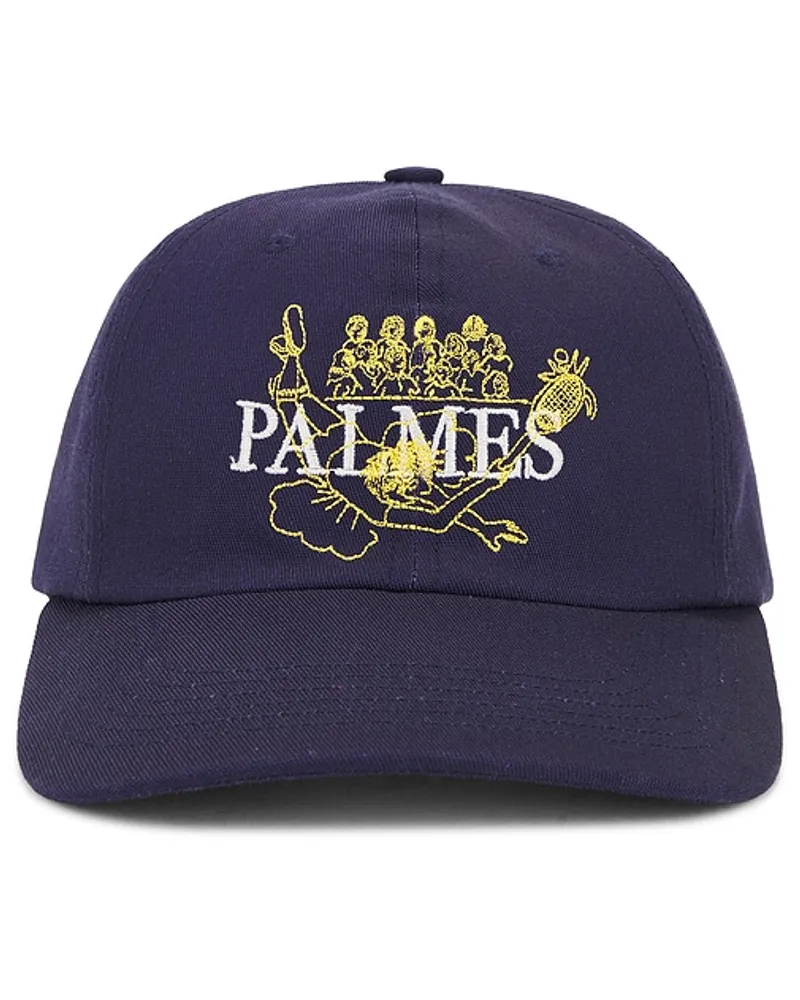 Palmes Stumble 6 Panel Cap in Navy Navy