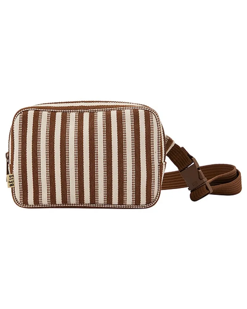 BEIS GÜRTELTASCHE THE SUMMER STRIPE in Brown Brown