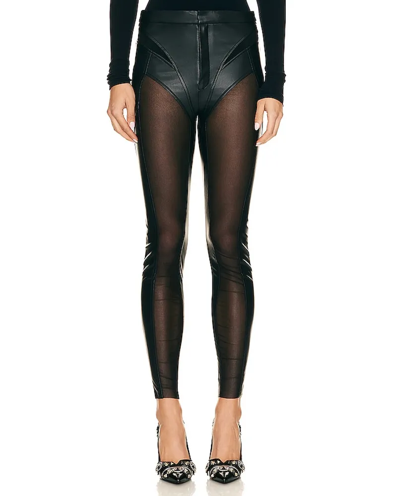 LAMARQUE LEGGINGS AUS LEDERIMITAT CELICIA in Black Black