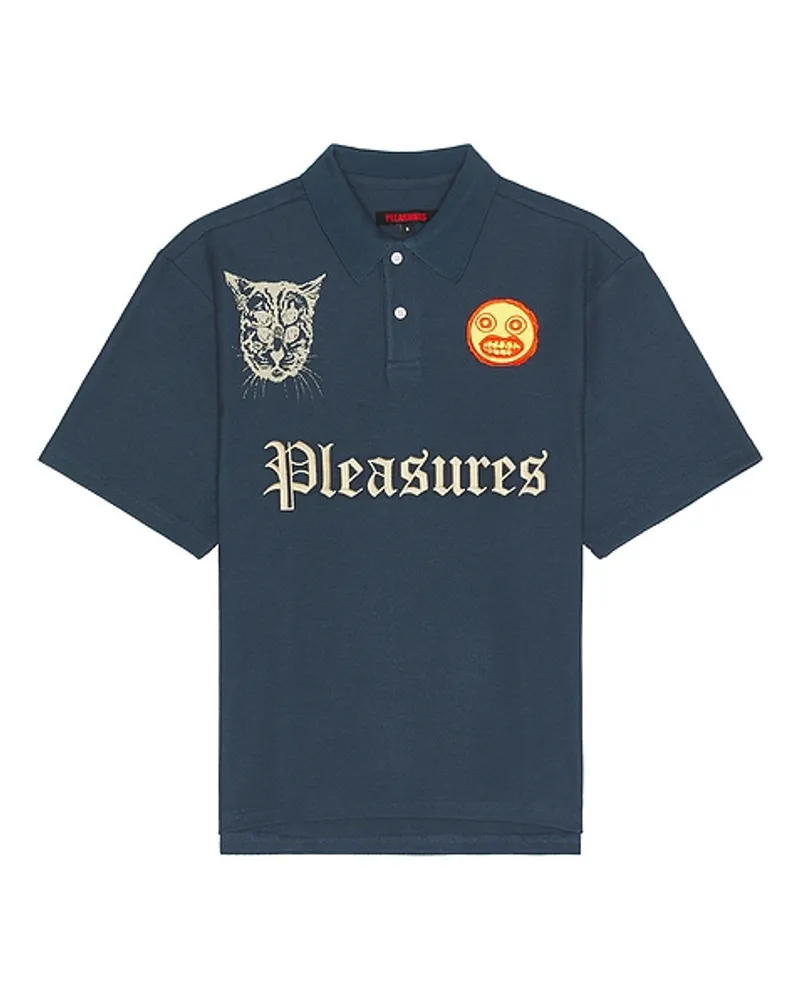 PLEASURES POLOHEMD in Navy Navy