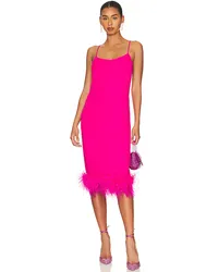 Amanda Uprichard MIDI-KLEID MARIANNA in Fuchsia Fuchsia