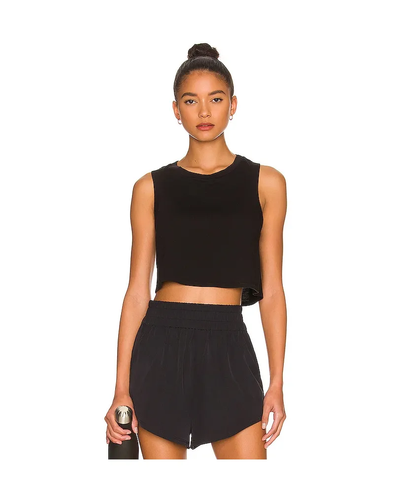 WellBeing + BeingWell TOP ALBANY in Black Black