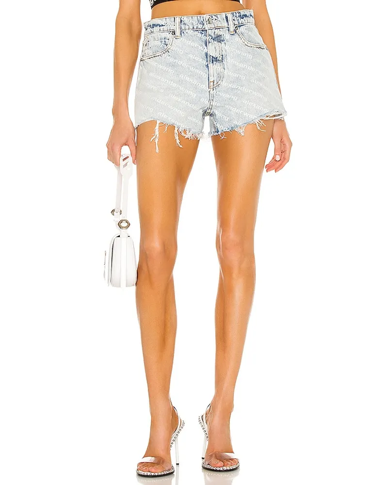 Alexander Wang SHORTS BITE in Denim-Light Denim-light