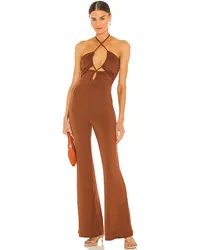 House of Harlow 1960 JUMPSUIT LORENZA in Brown Brown