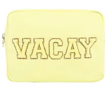 Vacay Large Pouch in Yellow