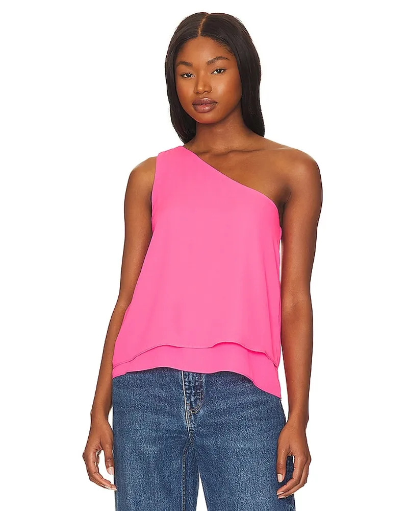 krisa TOP MIT ASYMMETRISCHER SCHULTER in Pink Pink